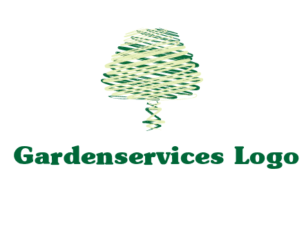 scribble tree logo