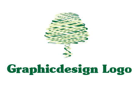 scribble tree logo