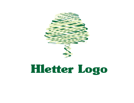 scribble tree logo