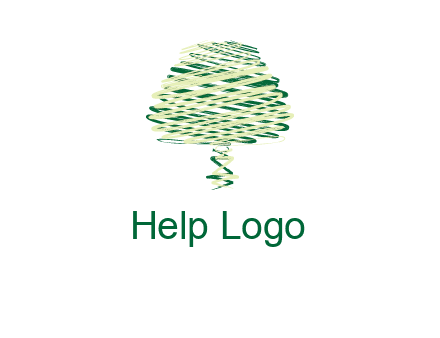 scribble tree logo