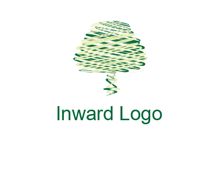 scribble tree logo