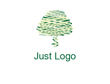 scribble tree logo