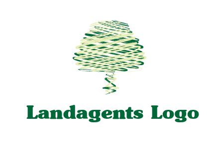 scribble tree logo