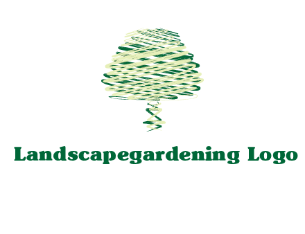scribble tree logo