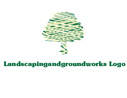 scribble tree logo