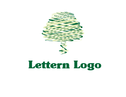 scribble tree logo