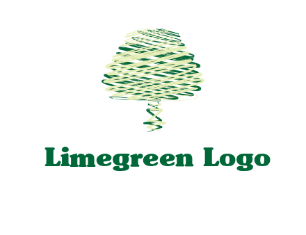 scribble tree logo