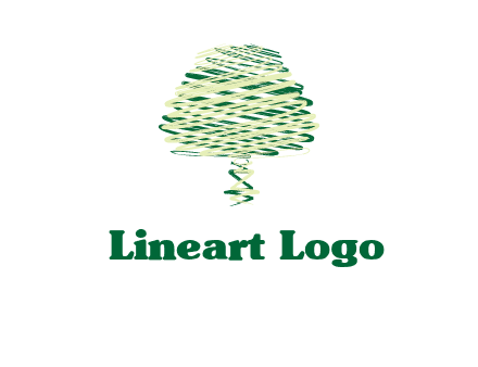scribble tree logo