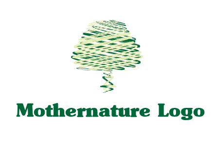 scribble tree logo