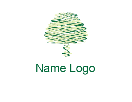 scribble tree logo