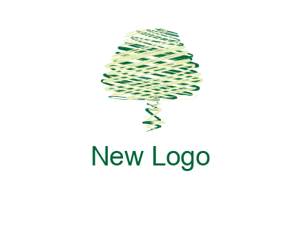 scribble tree logo