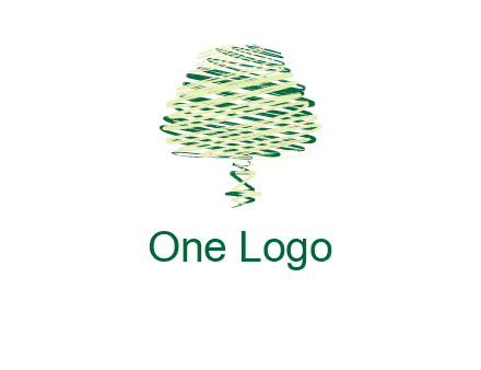 scribble tree logo