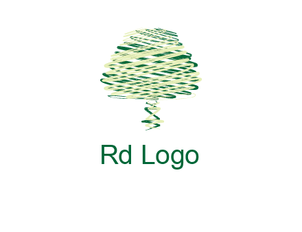 scribble tree logo