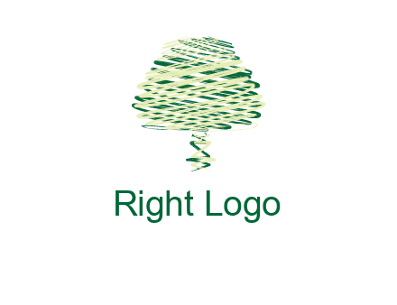 scribble tree logo