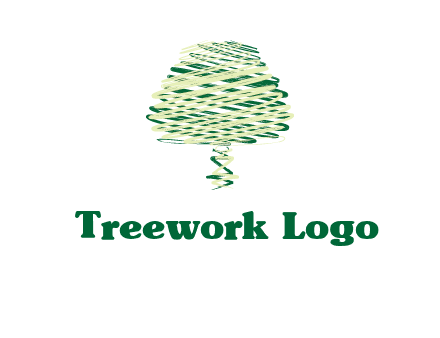 scribble tree logo