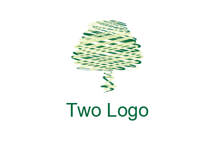 scribble tree logo