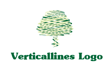 scribble tree logo