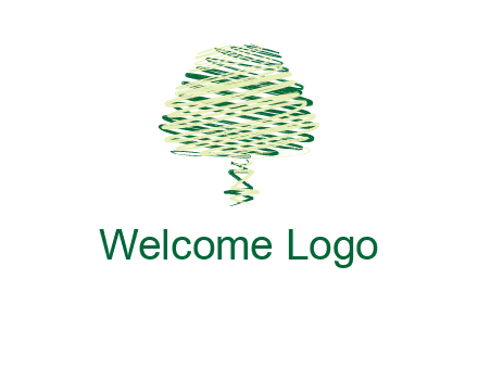 scribble tree logo