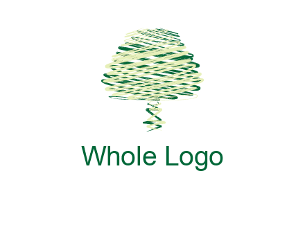 scribble tree logo