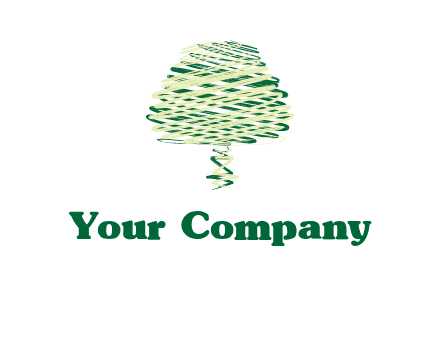 scribble tree logo