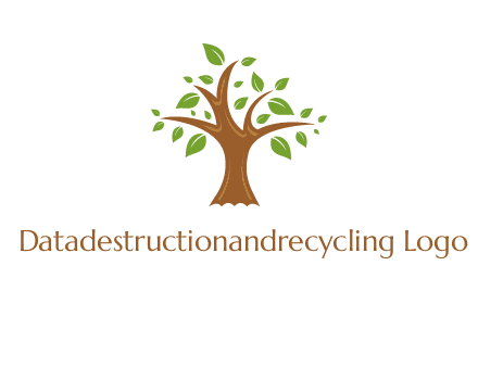 tree with leaves logo