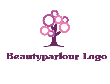 circles on tree logo
