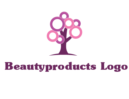 circles on tree logo