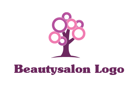 circles on tree logo