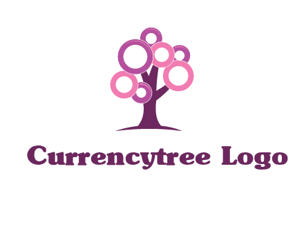 circles on tree logo