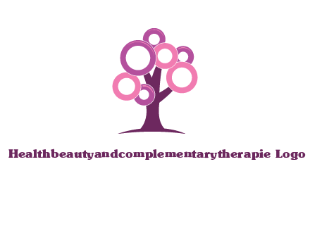 circles on tree logo