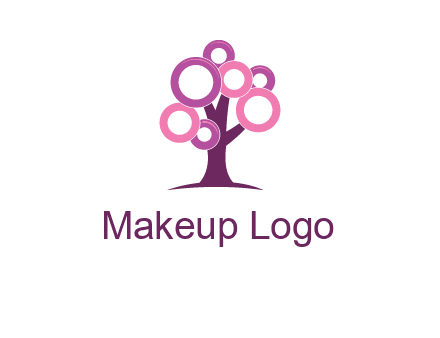 circles on tree logo