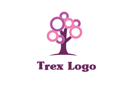 circles on tree logo