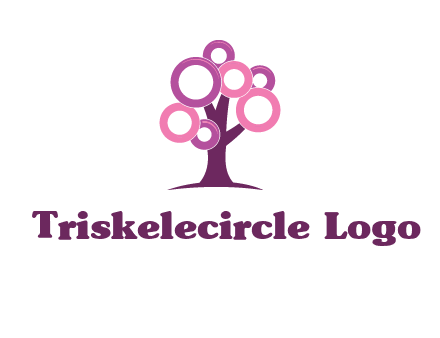 circles on tree logo