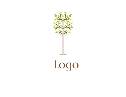 Abstract tree logo