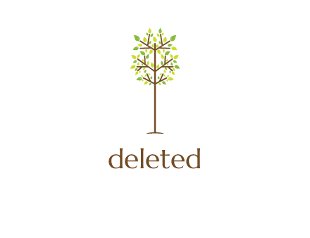 Abstract tree logo