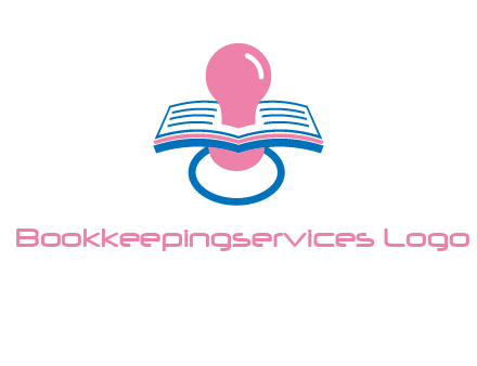 pacifier inserted in a book