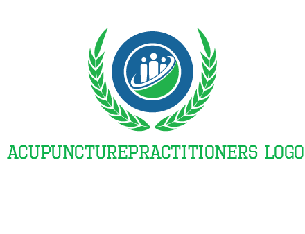 child in circle and wreath childcare & education logo