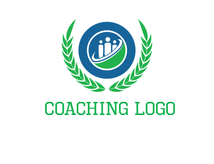 child in circle and wreath childcare & education logo