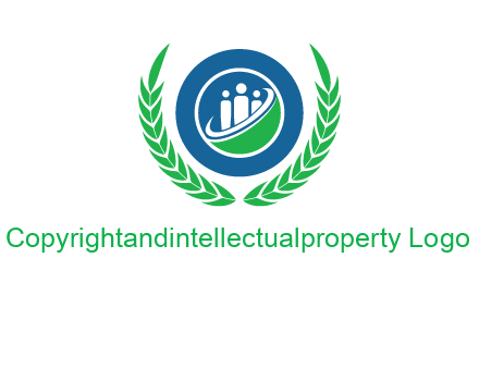 child in circle and wreath childcare & education logo