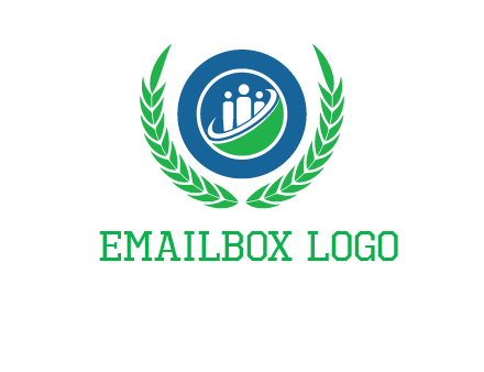 child in circle and wreath childcare & education logo