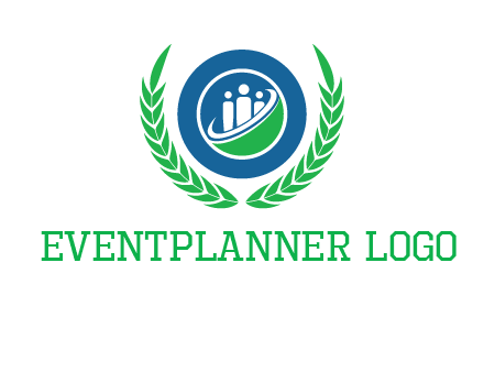 child in circle and wreath childcare & education logo