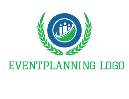 child in circle and wreath childcare & education logo