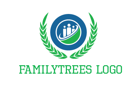 child in circle and wreath childcare & education logo