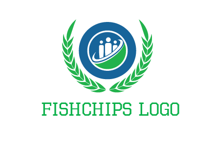 child in circle and wreath childcare & education logo