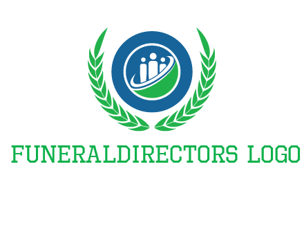 child in circle and wreath childcare & education logo