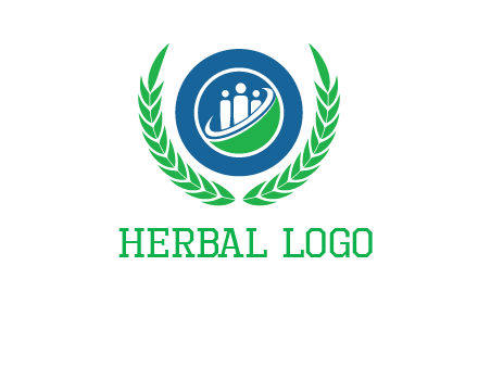child in circle and wreath childcare & education logo