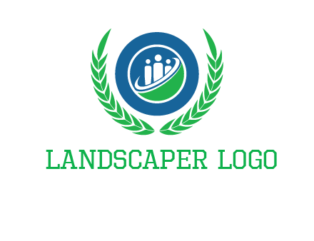 child in circle and wreath childcare & education logo