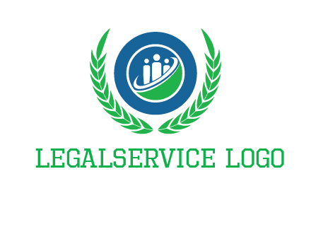 child in circle and wreath childcare & education logo