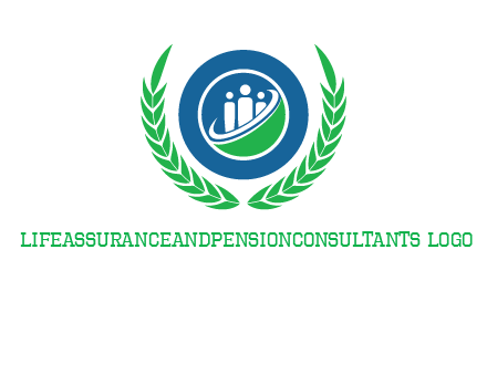 child in circle and wreath childcare & education logo
