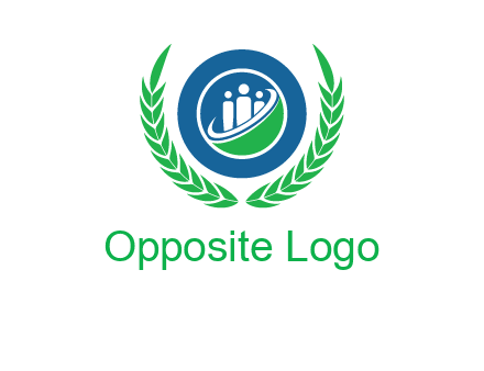 child in circle and wreath childcare & education logo